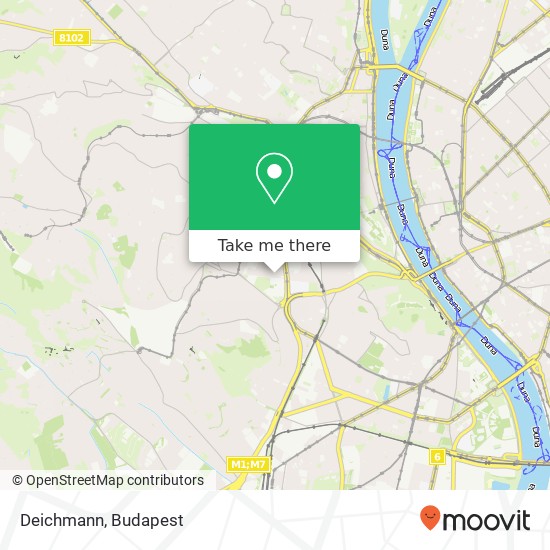 Deichmann, Csörsz utca 1126 Budapest map