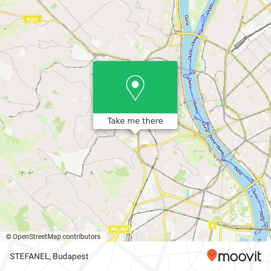 STEFANEL, Csörsz utca 1124 Budapest map