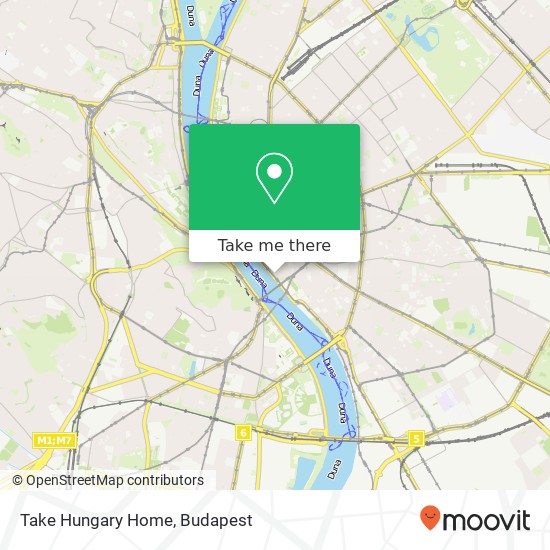 Take Hungary Home, Belgrád rakpart 1056 Budapest map