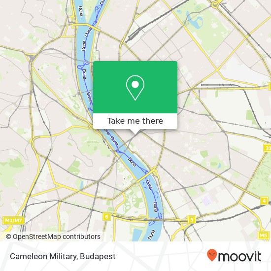 Cameleon Military, Kálvin tér 7 1091 Budapest map