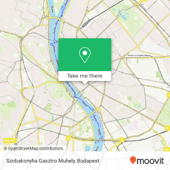 Szobakonyha Gasztro Muhely, Királyi Pál utca 9 1053 Budapest map