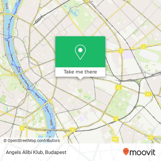 Angels Alibi Klub, Kálvária tér 2 1083 Budapest map