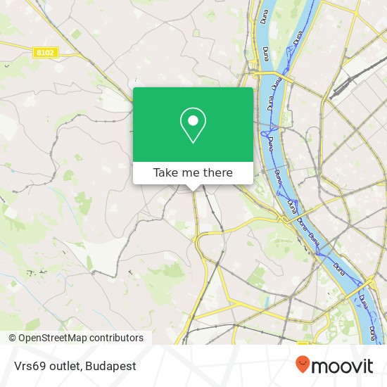 Vrs69 outlet, Alkotás utca 1123 Budapest map