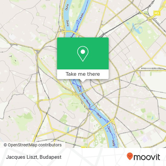 Jacques Liszt, Apáczai Csere János utca 1052 Budapest map