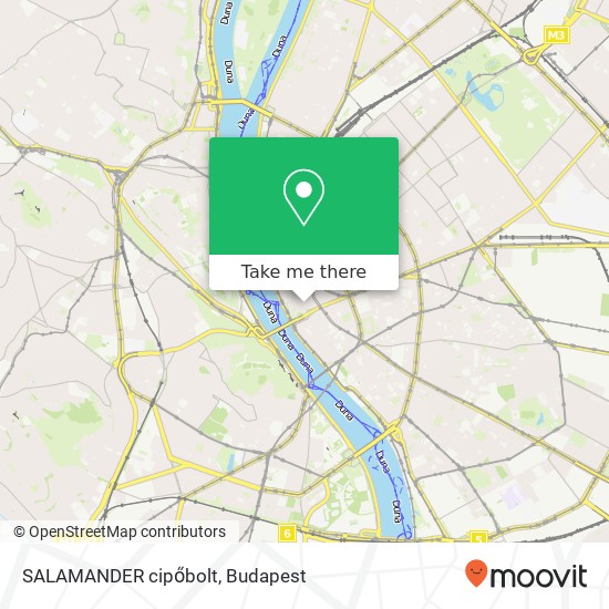 SALAMANDER cipőbolt, Váci utca 28 1052 Budapest map