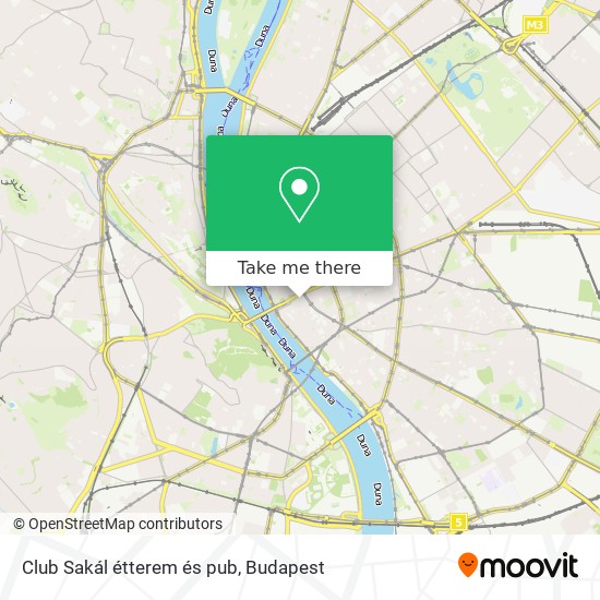 Club Sakál étterem és pub map