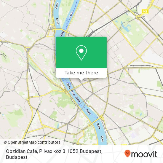 Obzidian Cafe, Pilvax köz 3 1052 Budapest map