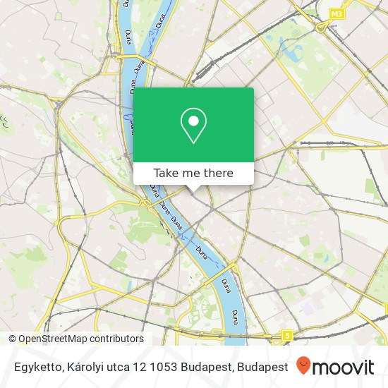 Egyketto, Károlyi utca 12 1053 Budapest map