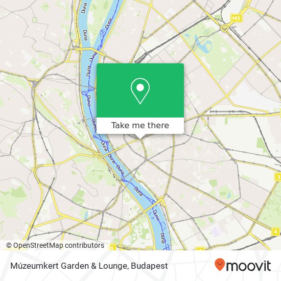 Múzeumkert Garden & Lounge, Múzeum körút 1 1053 Budapest map