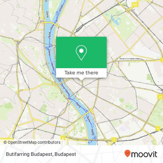 Butifarring Budapest, Múzeum körút 27 1053 Budapest map