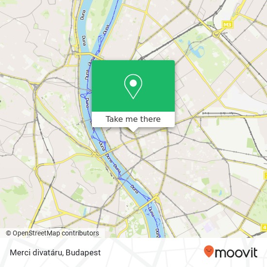 Merci divatáru, Károly körút 16 1052 Budapest map