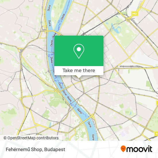 Fehérnemű Shop map