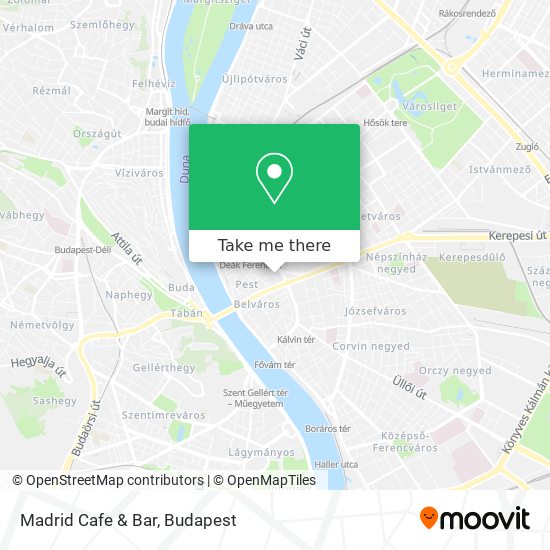 Madrid Cafe & Bar map