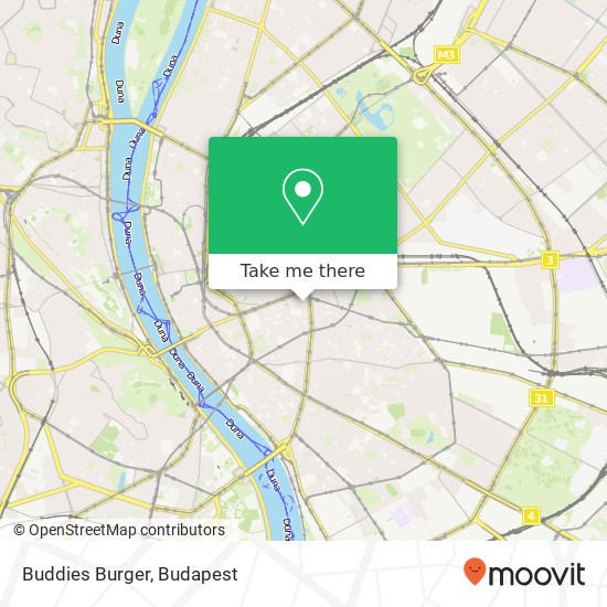 Buddies Burger, Somogyi Béla utca 8 1085 Budapest map