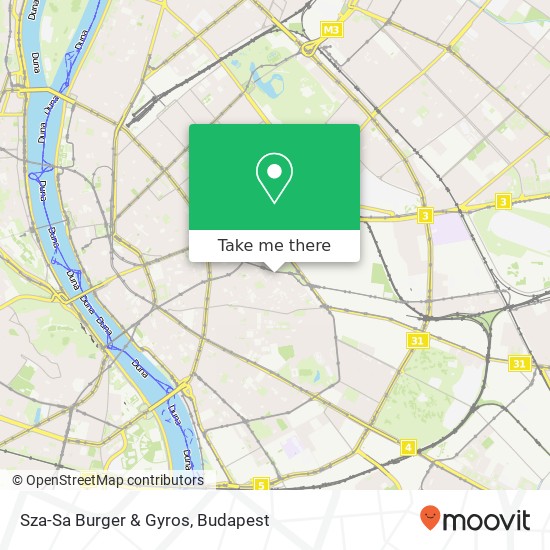 Sza-Sa Burger & Gyros, Teleki László tér 1 1086 Budapest map