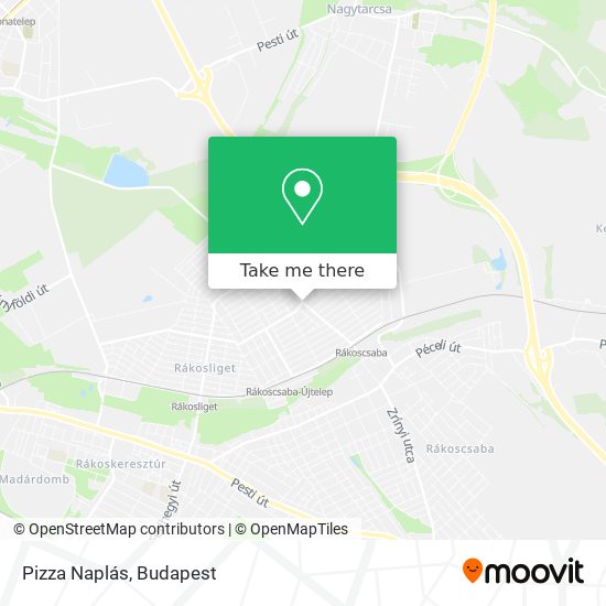 Pizza Naplás map