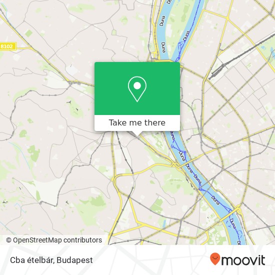 Cba ételbár, Krisztina körút 1013 Budapest map