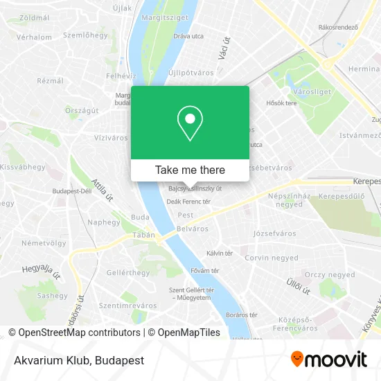Akvarium Klub map