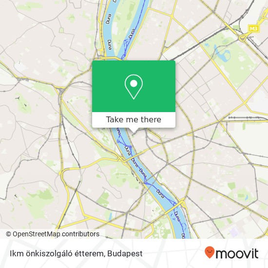 Ikm önkiszolgáló étterem, Vigadó utca 1051 Budapest map