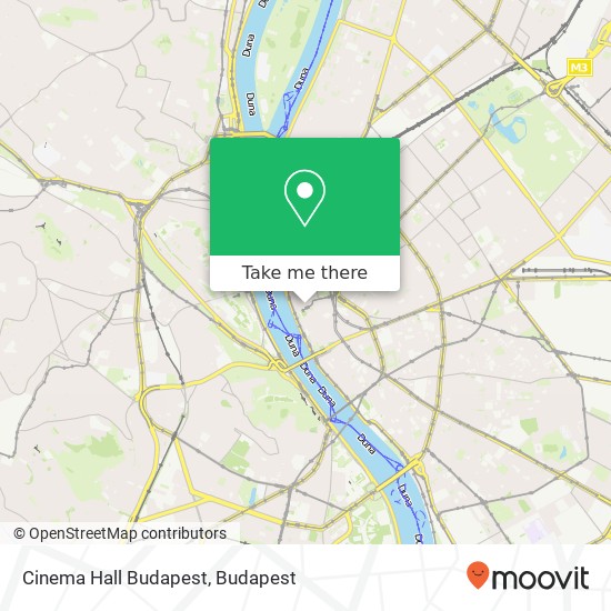 Cinema Hall Budapest map