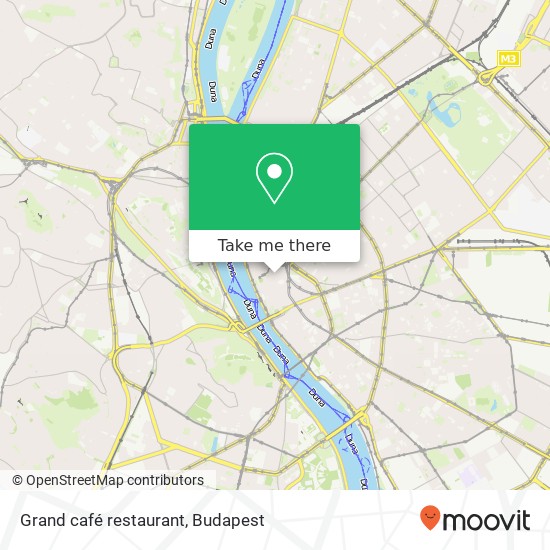 Grand café restaurant, Deák Ferenc utca 1052 Budapest map