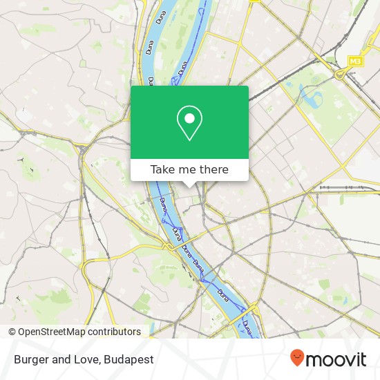 Burger and Love, Október 6. utca 6 1051 Budapest map