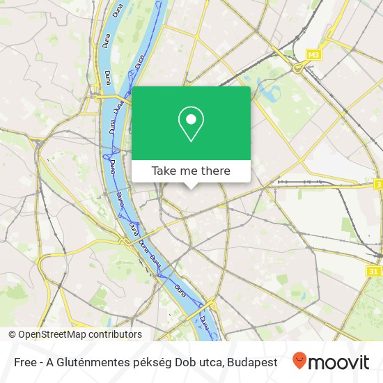 Free - A Gluténmentes pékség Dob utca, Dob utca 1072 Budapest map