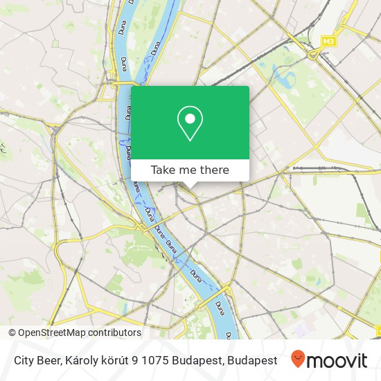 City Beer, Károly körút 9 1075 Budapest map