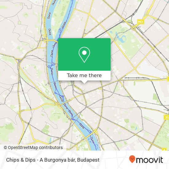 Chips & Dips - A Burgonya bár, Dob utca 18 Budapest map