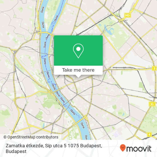 Zamatka étkezde, Síp utca 5 1075 Budapest map