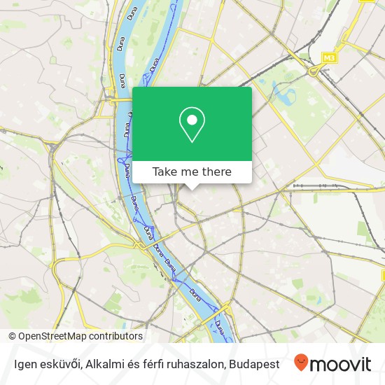 Igen esküvői, Alkalmi és férfi ruhaszalon, Király utca 24 1061 Budapest map