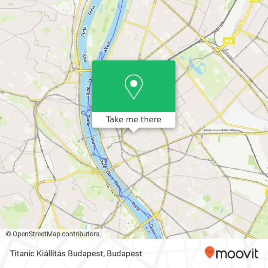 Titanic Kiállítás Budapest map