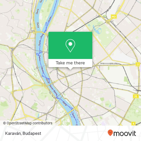 Karaván, Kazinczy utca 18 Budapest map