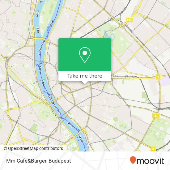 Mm Cafe&Burger, Dohány utca 46 Budapest map