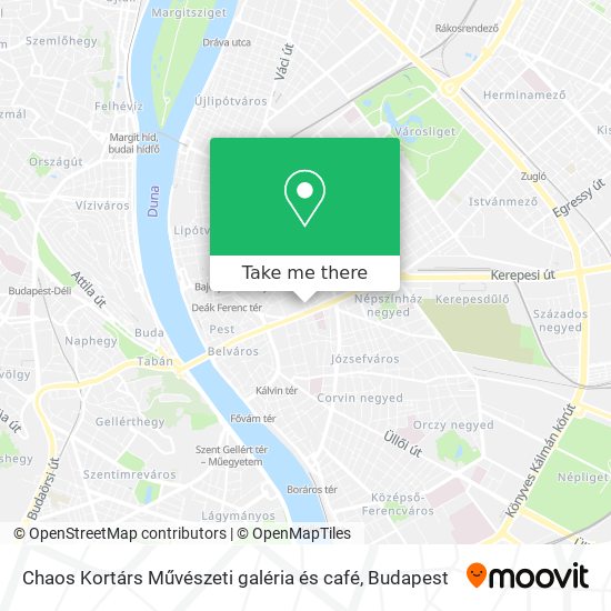 Chaos Kortárs Művészeti galéria és café map