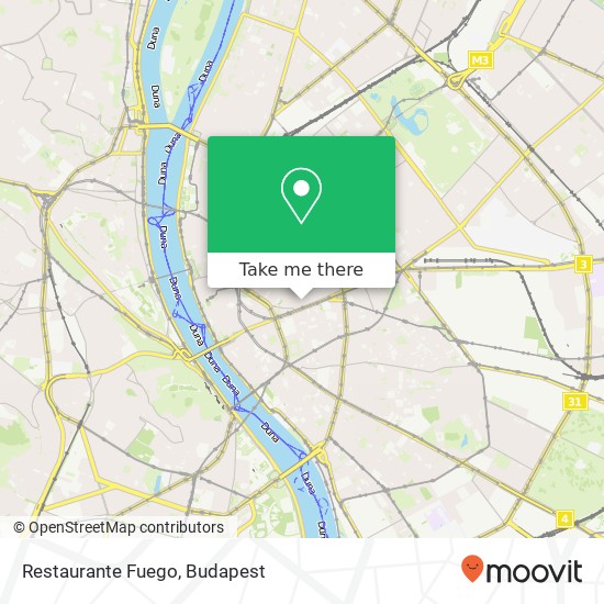 Restaurante Fuego, Kazinczy utca 3 1075 Budapest map