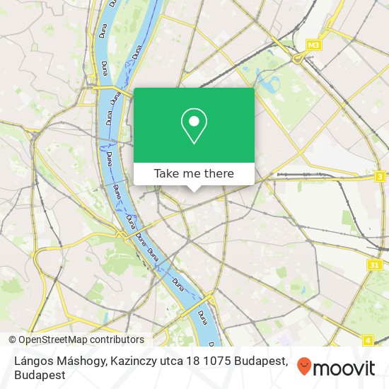 Lángos Máshogy, Kazinczy utca 18 1075 Budapest map