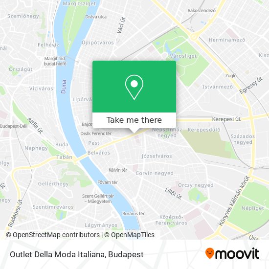 Outlet Della Moda Italiana map