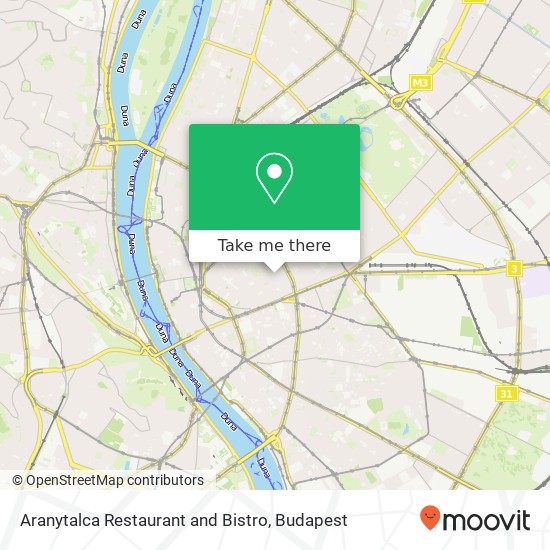 Aranytalca Restaurant and Bistro, Wesselényi utca 1077 Budapest map