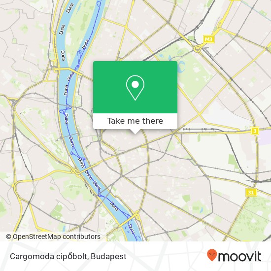 Cargomoda cipőbolt, Wesselényi utca 33 1077 Budapest map