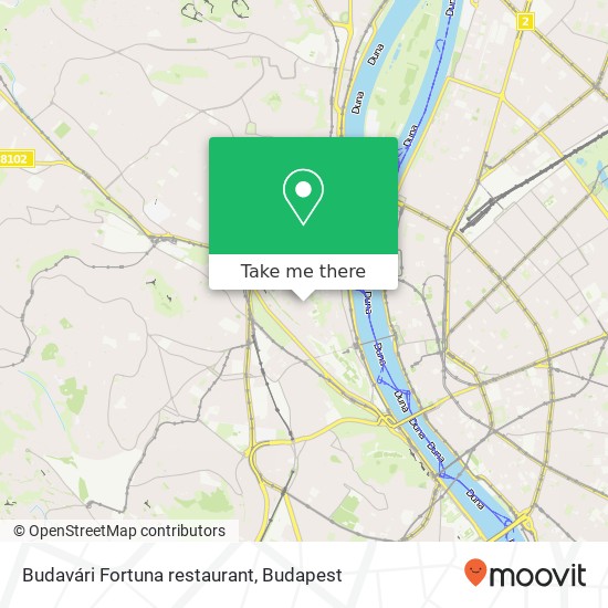 Budavári Fortuna restaurant, Hess András tér 4 1014 Budapest map