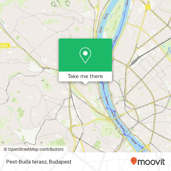 Pest-Buda terasz, Hess András tér 1014 Budapest map