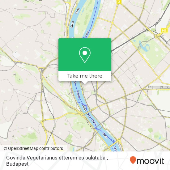 Govinda Vegetáriánus étterem és salátabár, Vigyázó Ferenc utca 4 1051 Budapest map