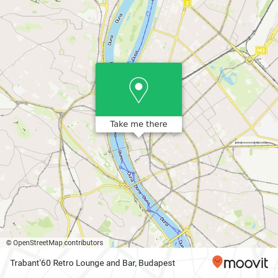 Trabant'60 Retro Lounge and Bar, Október 6. utca 18 1051 Budapest map