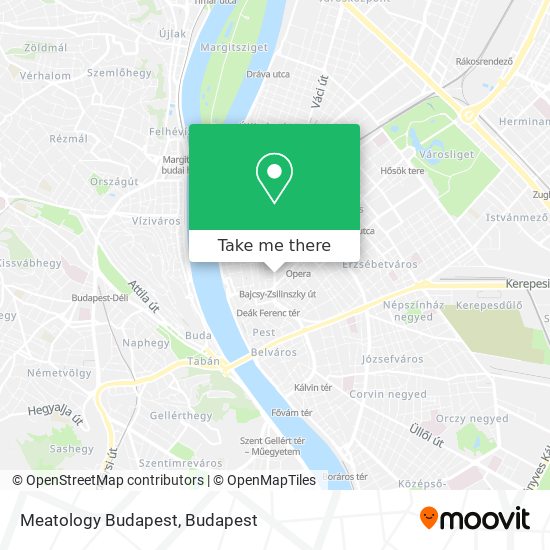 Meatology Budapest map