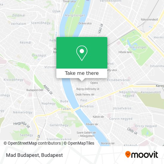 Mad Budapest map