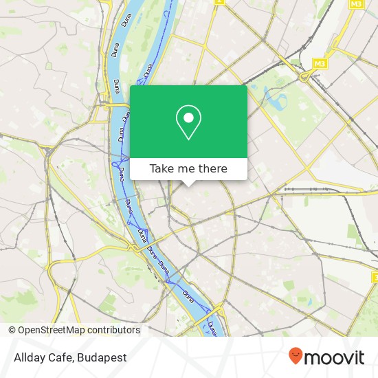 Allday Cafe, Székely Mihály utca 1061 Budapest map