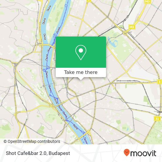 Shot Cafe&bar 2.0, Kis Diófa utca Budapest map