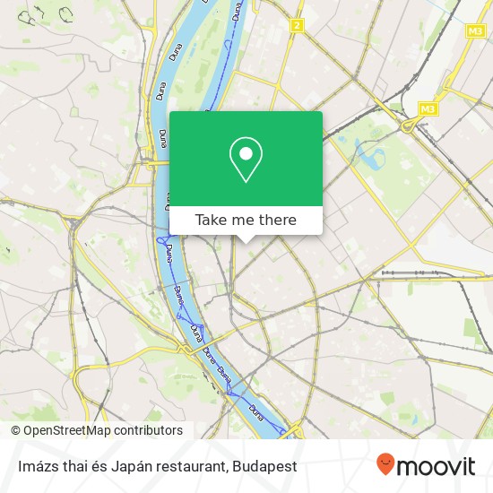 Imázs thai és Japán restaurant, Hajós utca 16 / 18 1065 Budapest map
