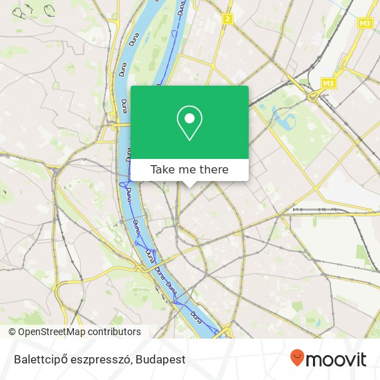 Balettcipő eszpresszó, Hajós utca 1065 Budapest map
